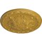 Ekena Millwork Stockport Ceiling Medallion, Hand-Painted Iridescent Gold, 11 3/4"OD x 3/8"P CM12STIGS - alternate 4